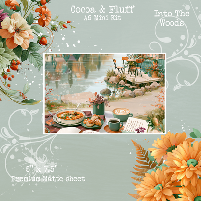 Into the Woods A6/personal size Journaling kit