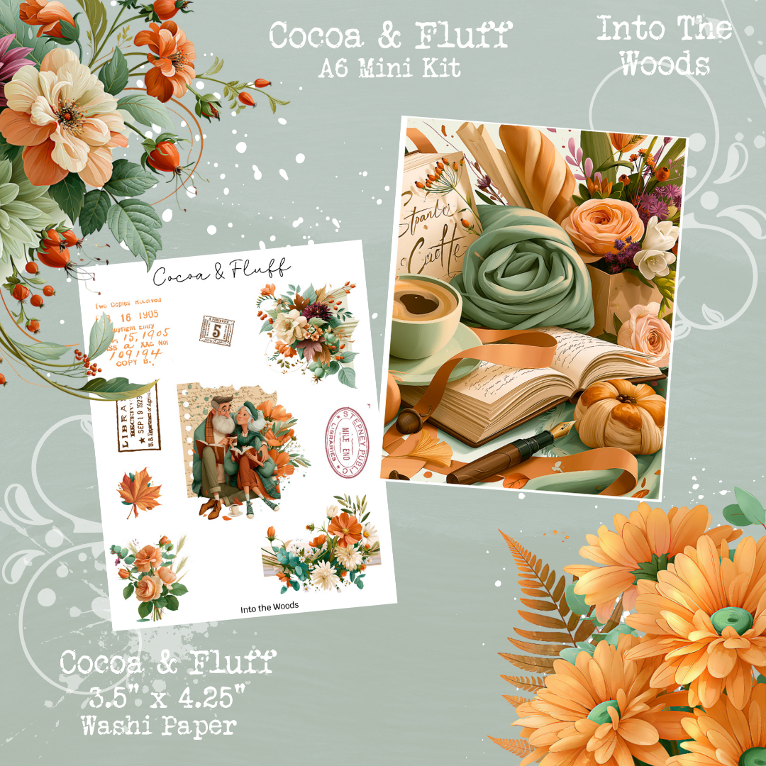Into the Woods A6/personal size Journaling kit