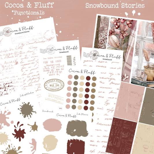 Functional Planner Stickers – Snowbound Stories