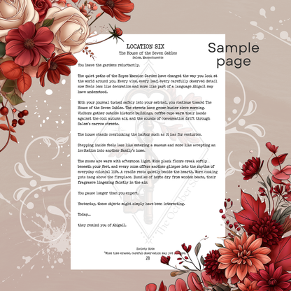 The October Society Creative Writing Adventure