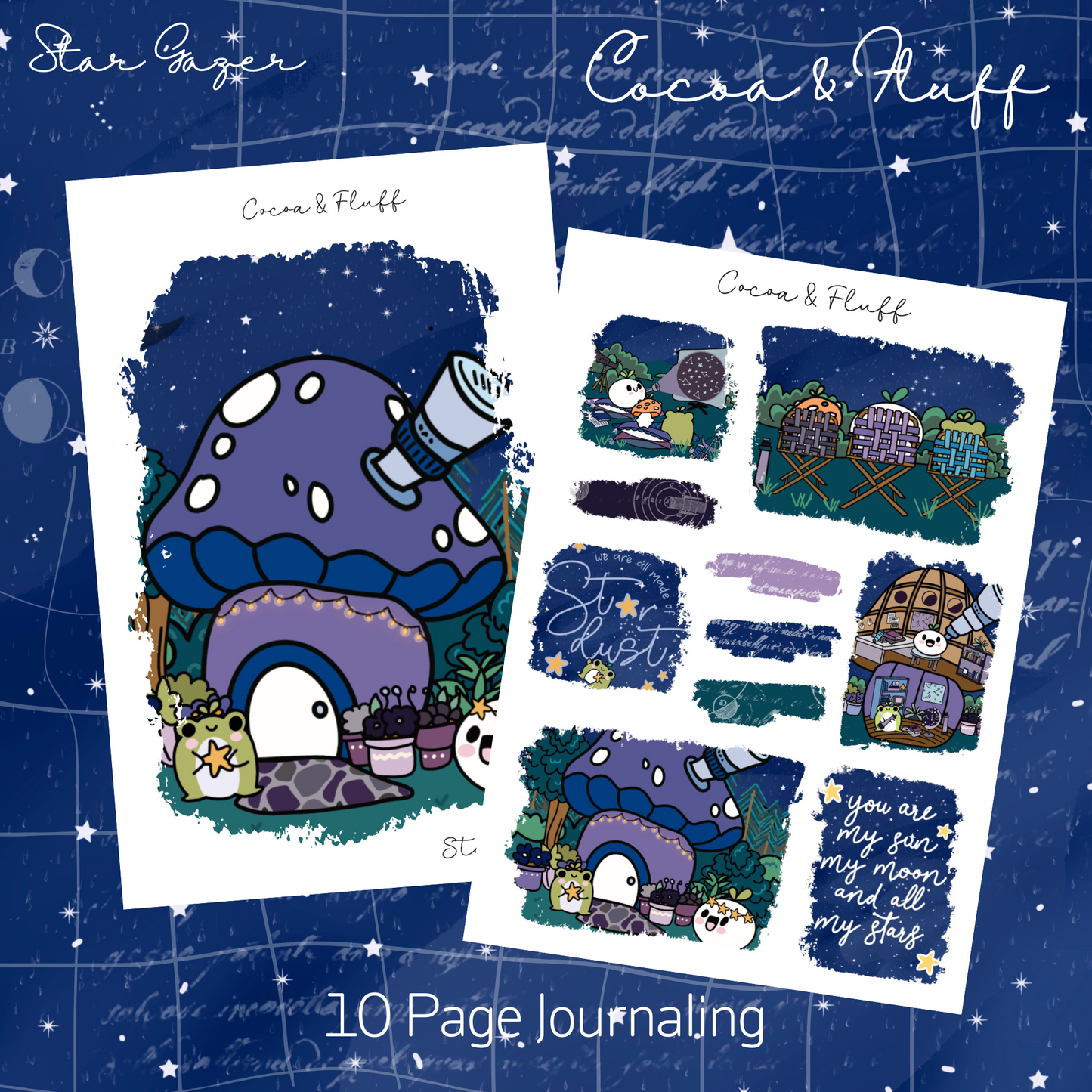 Star Gazer 10 Page Journaling Kit