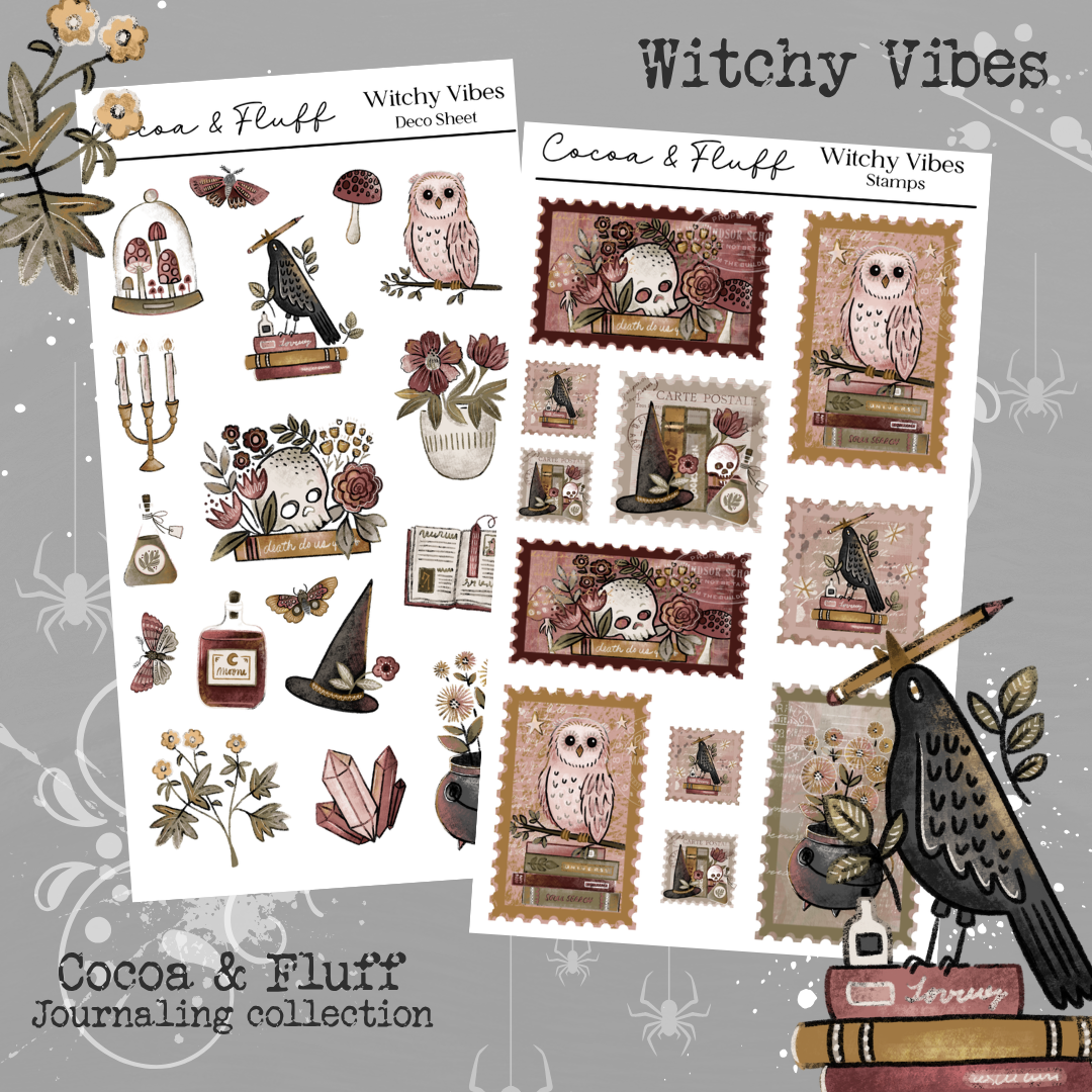 Witchy Vibes | 9 Page Journaling Kit