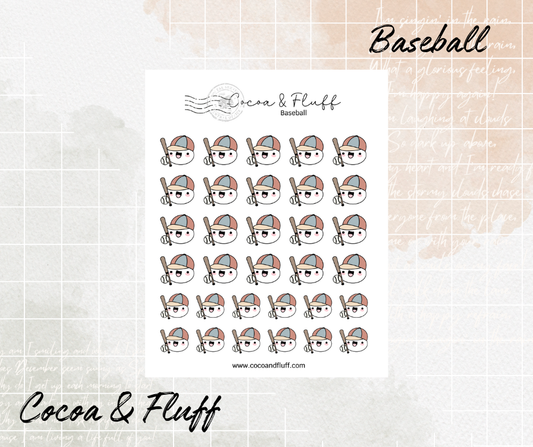 Baseball Leafy Planner Icons