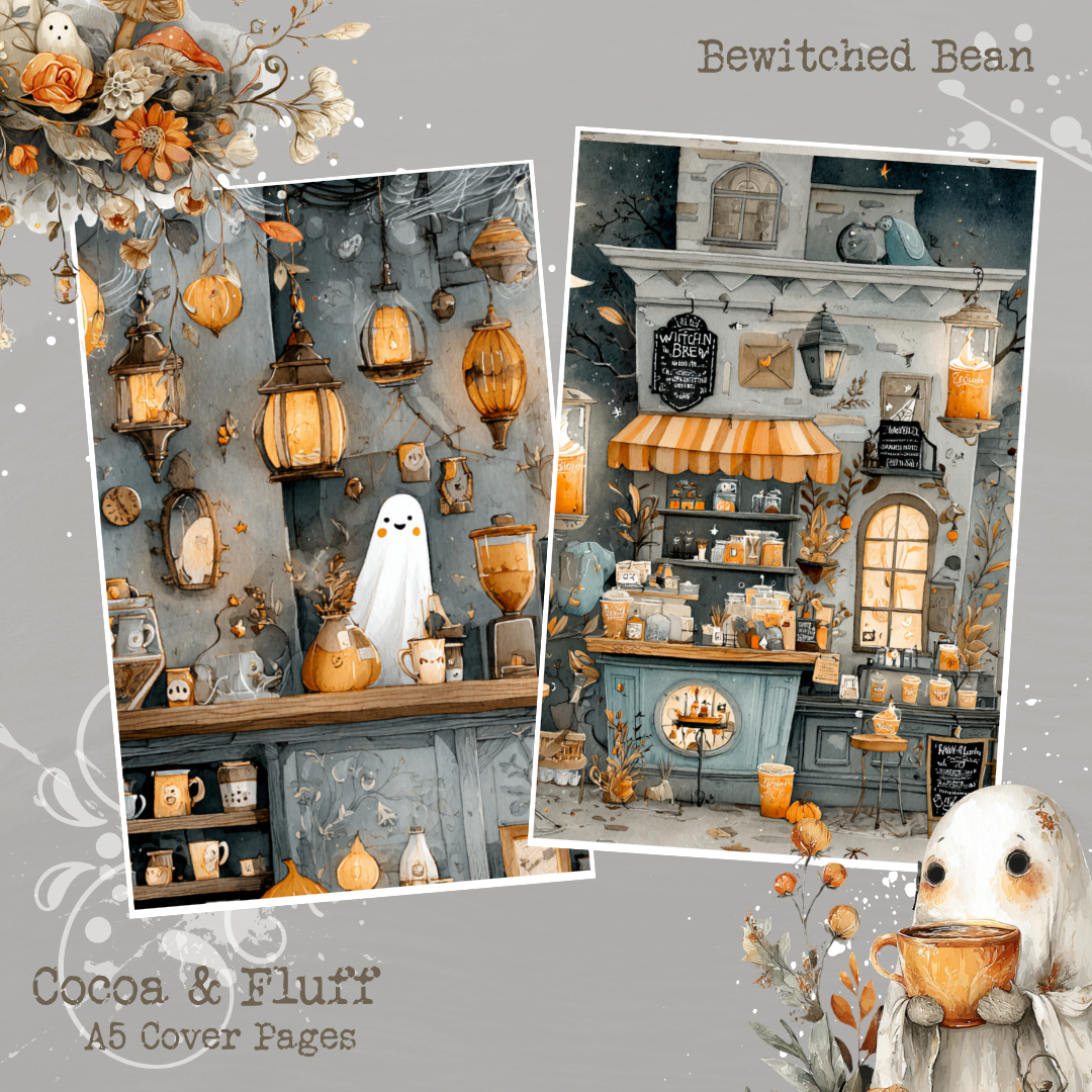 A5 Cover Sheets - NEW ITEM - Bewitched Bean