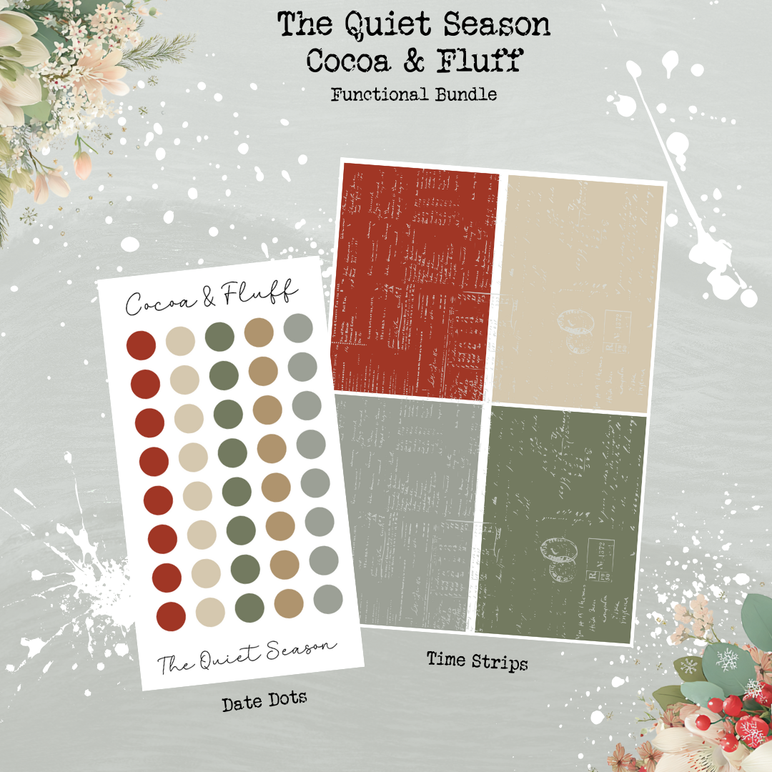 Functional Planner Stickers – The Quiet Season
