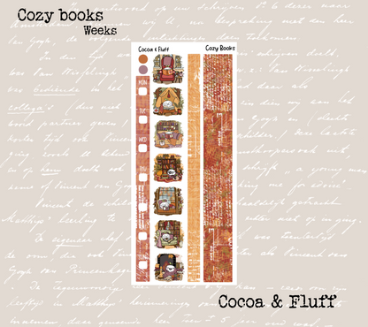 Cozy Books Hobonichi Weeks Weekly Sticker Kit