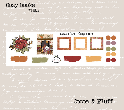 Cozy Books Hobonichi Weeks Weekly Sticker Kit