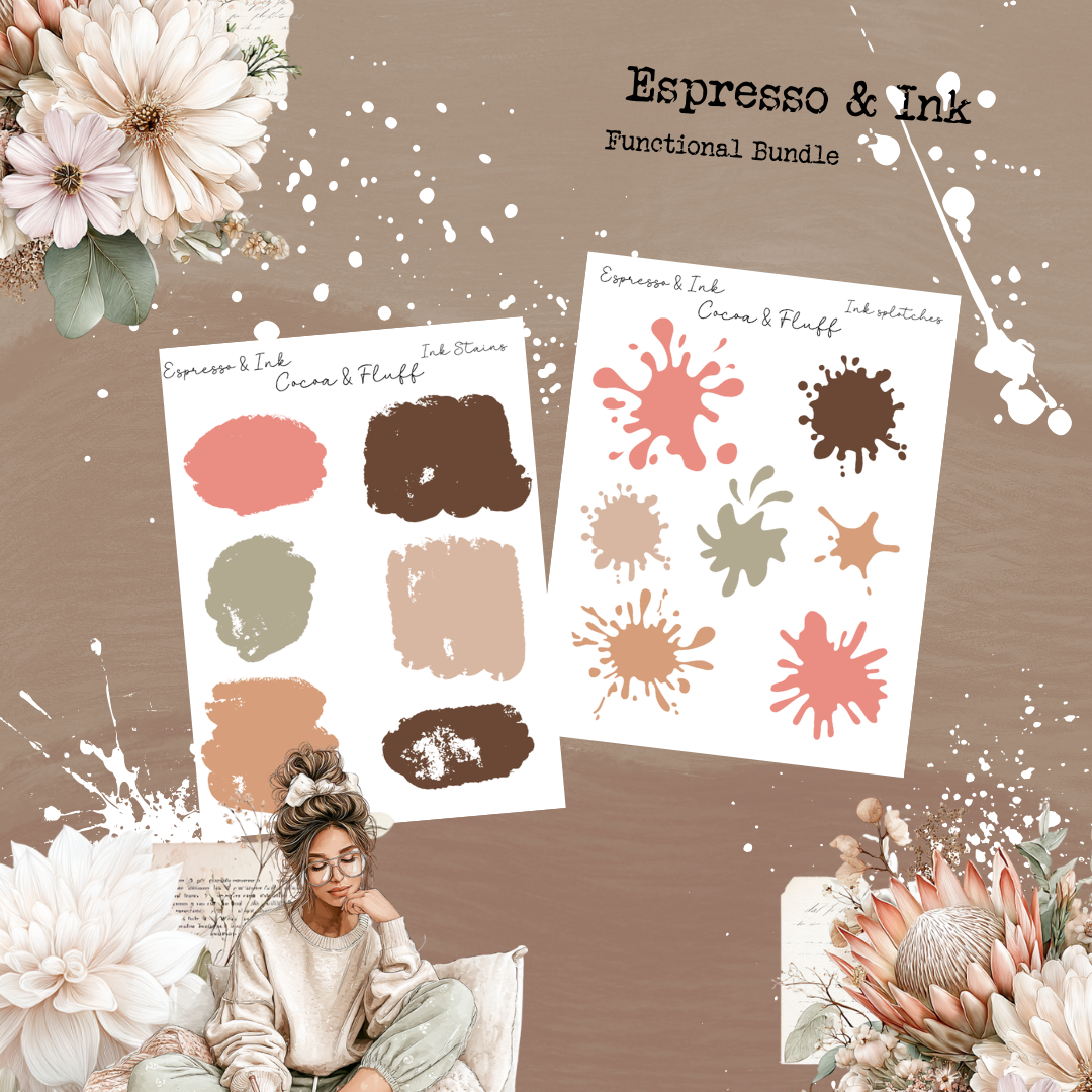 Functional Planner Stickers – Espresso & Ink