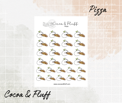 Pizza Leafy Planner Icons