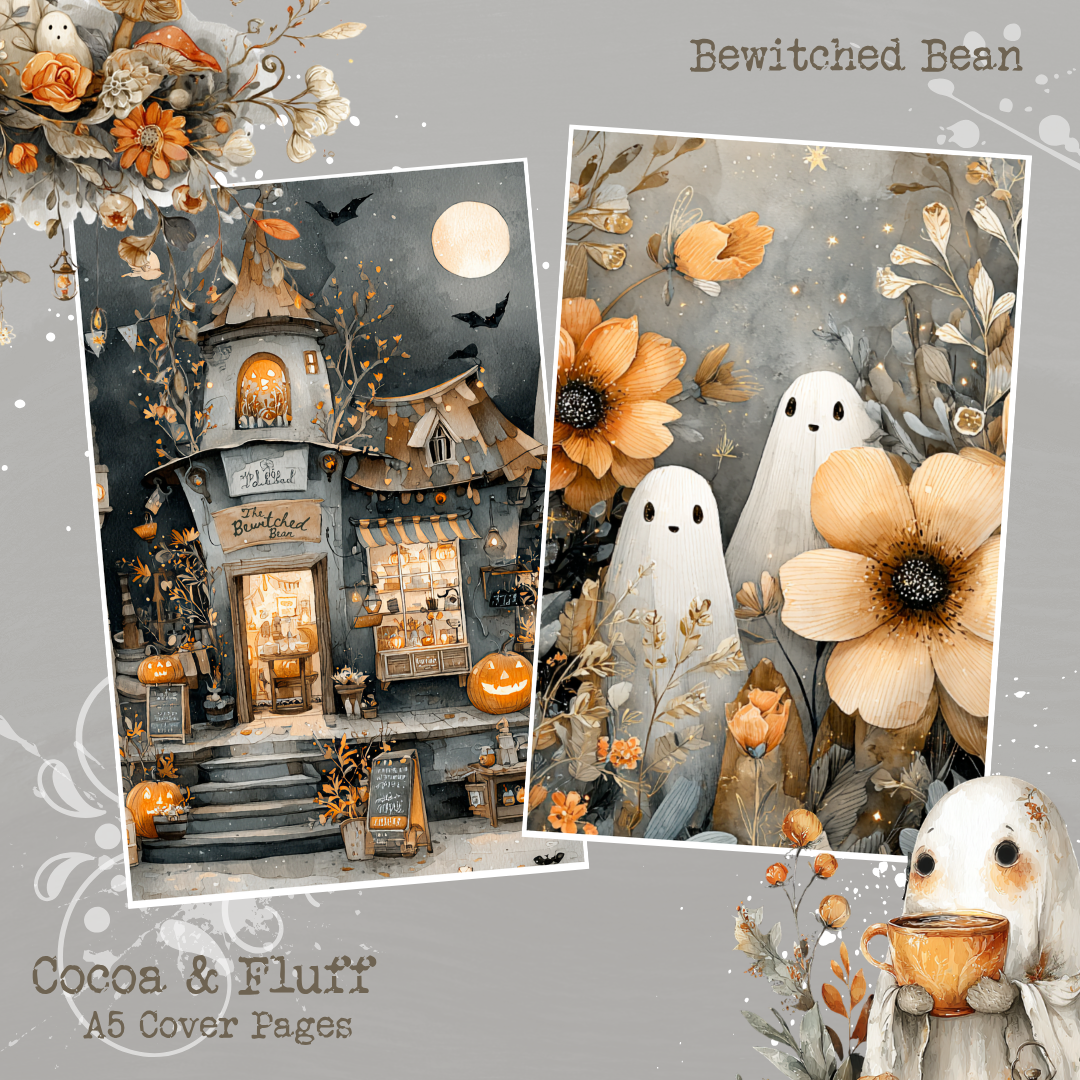 A5 Cover Sheets - NEW ITEM - Bewitched Bean