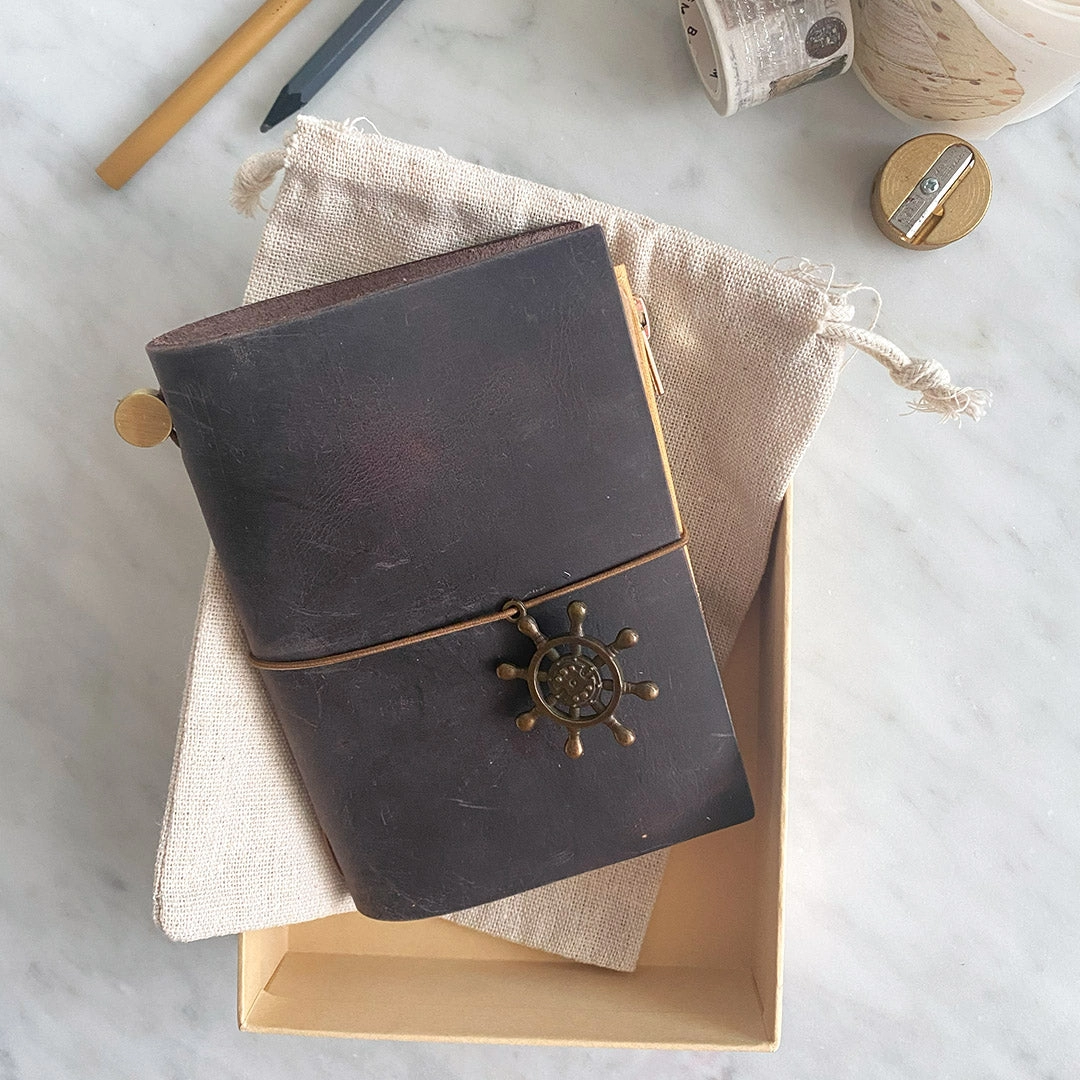 Titanic Leather Journal Traveler's Notebook