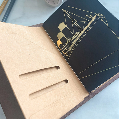 Titanic Leather Journal Traveler's Notebook