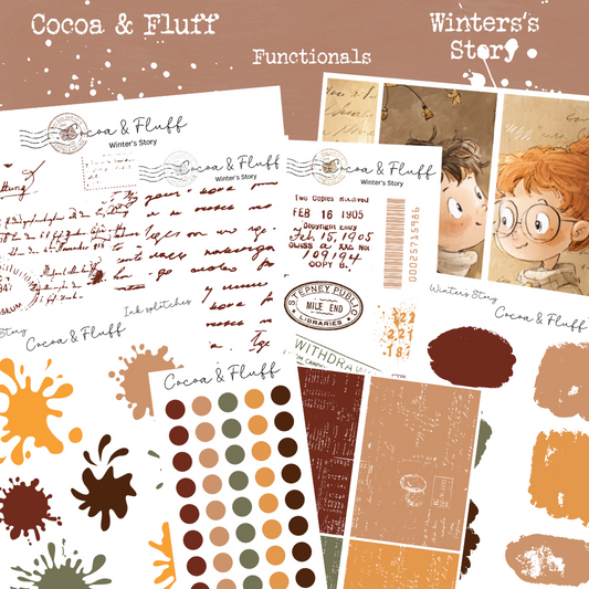 Functional Planner Stickers – Winter's Story