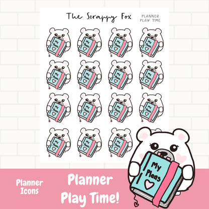Planner Play Time Planner Icons