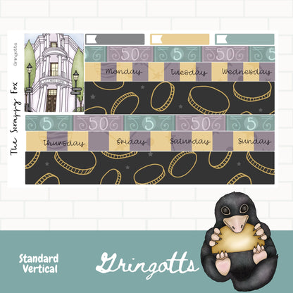 Wizard Bank Standard Vertical Weekly Sticker Kit