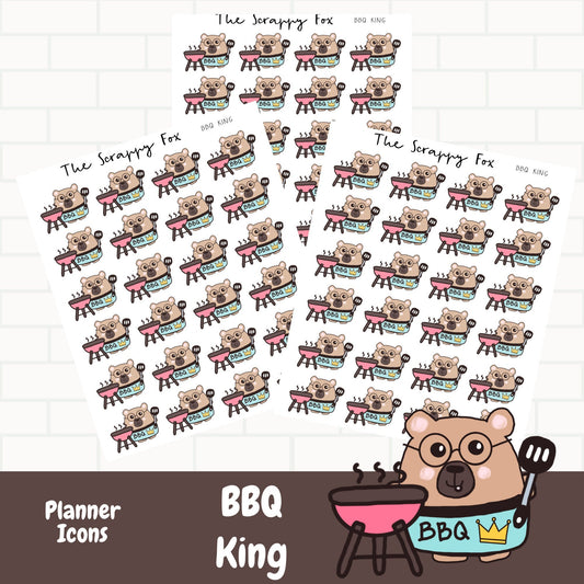 BBQ Doodle Planner Icons