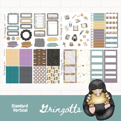 Wizard Bank Standard Vertical Weekly Sticker Kit