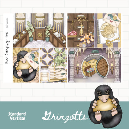 Wizard Bank Standard Vertical Weekly Sticker Kit