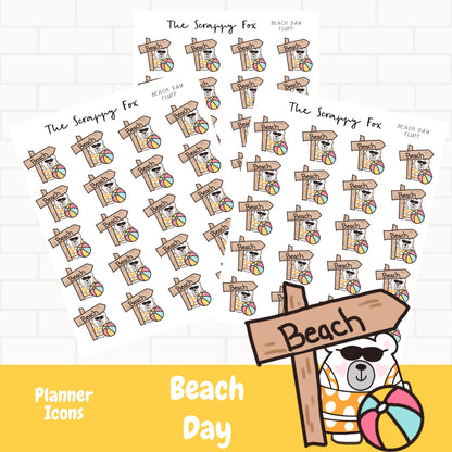 Beach planner Icons
