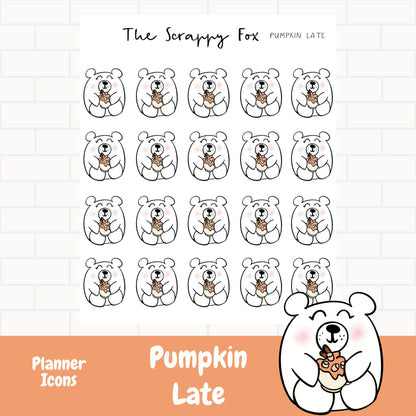 Pumpkin Late Planner Icons