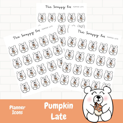Pumpkin Late Planner Icons