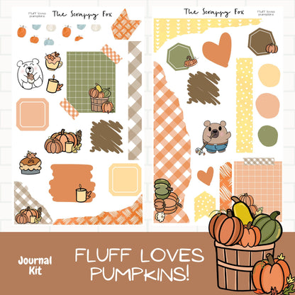Fluff loves Pumpkins Journaling Bundle