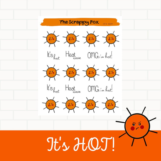 It's HOT! Planner Icons