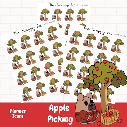 Apple Picking Planner Icons