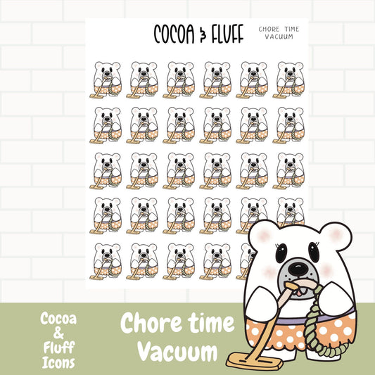 Chore Time Vacuum Planner Icons