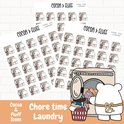Chore Time Laundry Planner Icons