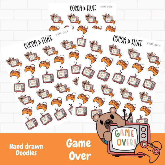 Game Over Planner Icons