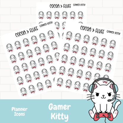 Gamer Kitty Planner Icons