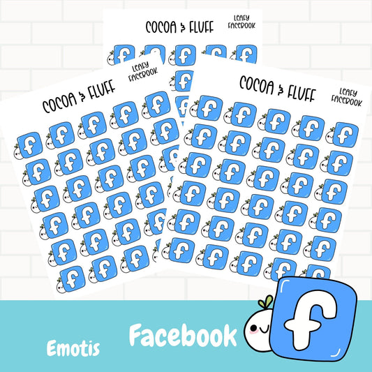 Leafy FaceBook Planner Icons