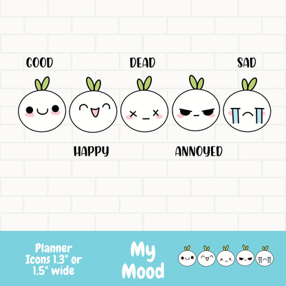 My Mood Planner Icons