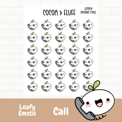 Phone Call Leafy Planner Icons
