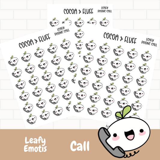 Phone Call Leafy Planner Icons