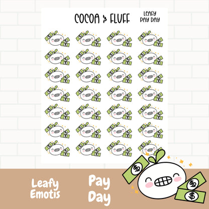 Pay Day Leafy Planner Icons