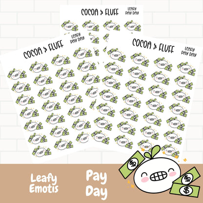 Pay Day Leafy Planner Icons