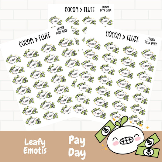 Pay Day Leafy Planner Icons