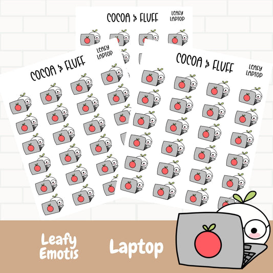 Laptop Leafy Planner Icons