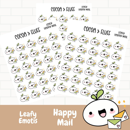 Happy Mail Leafy Planner Icons