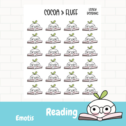 Reading Leafy Planner Icons