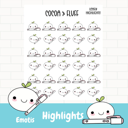 Highlights Leafy Planner Icons