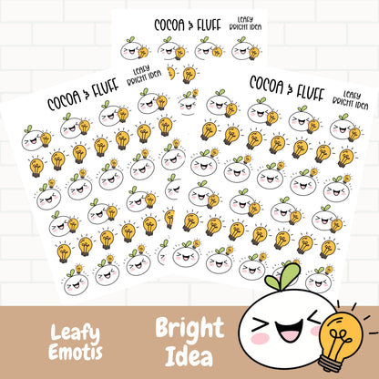 Bright Idea Leafy Planner Icons