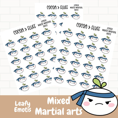 Mixed Marshal Arts Leafy Planner Icons
