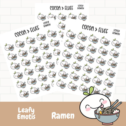 Ramen Leafy Planner Icons