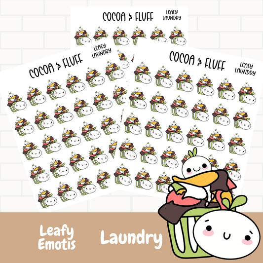 Laundry Leafy Planner Icons