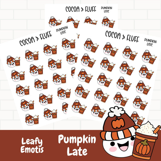 Pumpkin Late Leafy Planner Icons