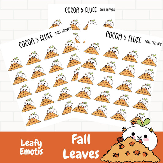 Fall Leaves Leafy Planner Icons