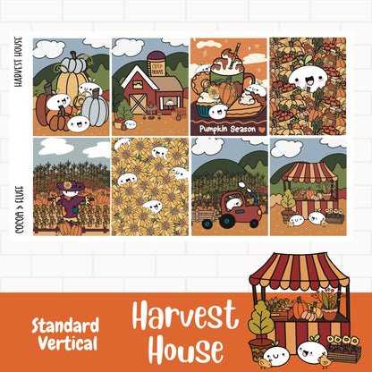 Harvest House Standard Vertical Weekly Sticker Kit